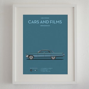 Cartel del coche de la película Green Book, Cars And Films. Poster películas. Arte para amantes de los coches. Decoración para el hogar