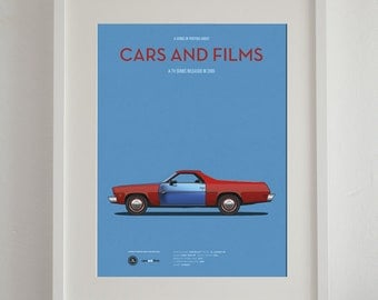 Poster des Autos der Serie Mein Name ist Earl, Filmplakat A3 Cars And Films