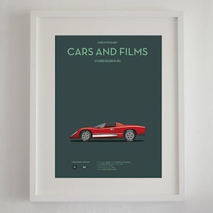 Cartel del coche de la serie Hardcastle and McCormick, Cars And Films. Poster películas. Poster de coches. Decoración para el hogar