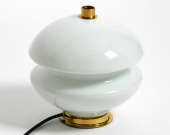 Beautiful Mid Century Czech glass table lamp