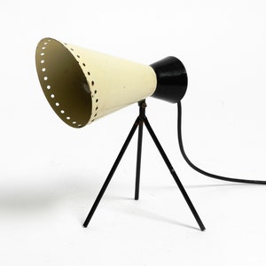 Great Mid Century Modern tripod table lamp by Josef Hurka for Napako Czech