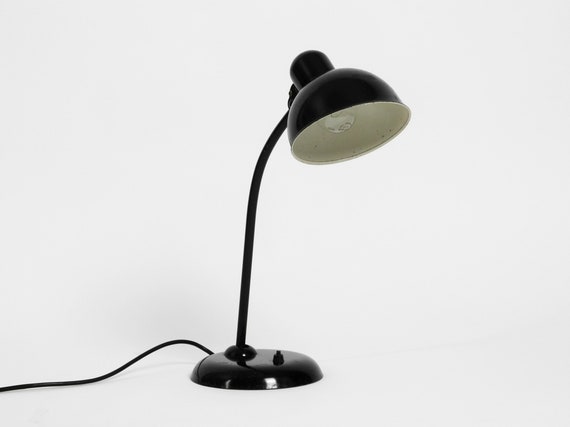 Kaiser Idell Original 6551 desk ramp レア Original 1940s Black Kaiser Idell Metal Table Lamp Model 6551