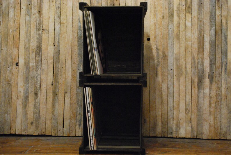 Stackable Record Crate or Vinyl Record Storage Crate Etsy