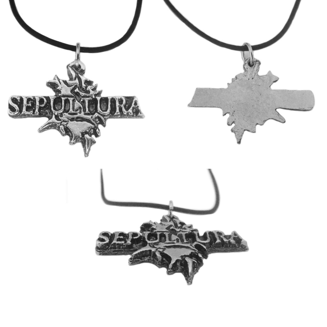 Metal Pendant Necklace: AC DC / Sepultura / Red Hot Chili | Etsy