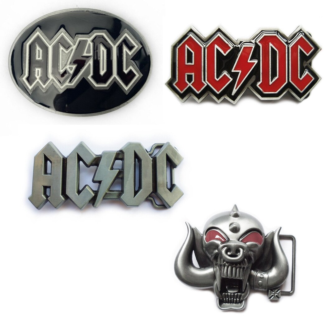 Belt Buckle - AC DC | Animal Themed - Big Metal Solid Buckle ...
