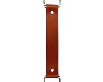 Leather handle Kyoto Brown