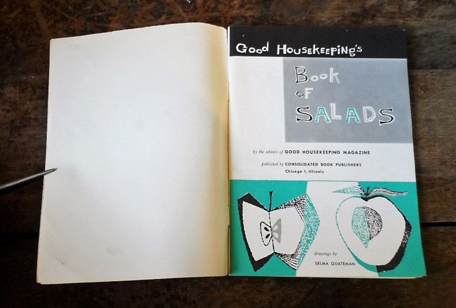 1958 Good Housekeeping BOOK of SALADS Cookbookmeal Etsy