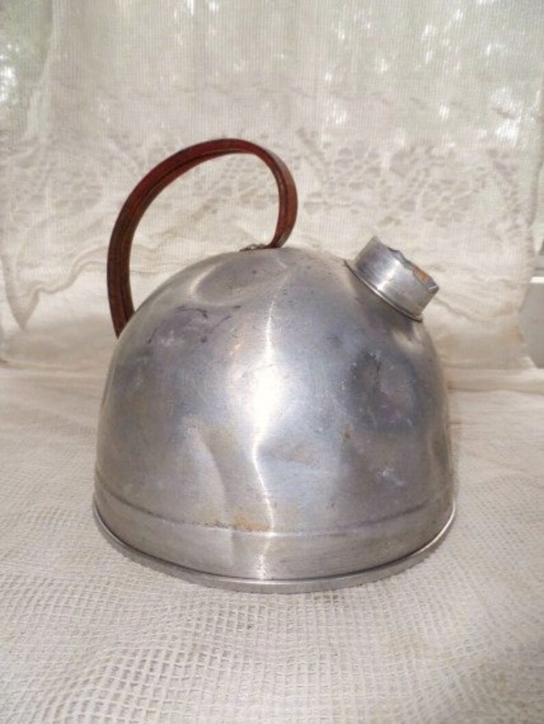 Farm Fresh Old Teapot Kettle ALUMINUM Made in USA Rusty Etsy