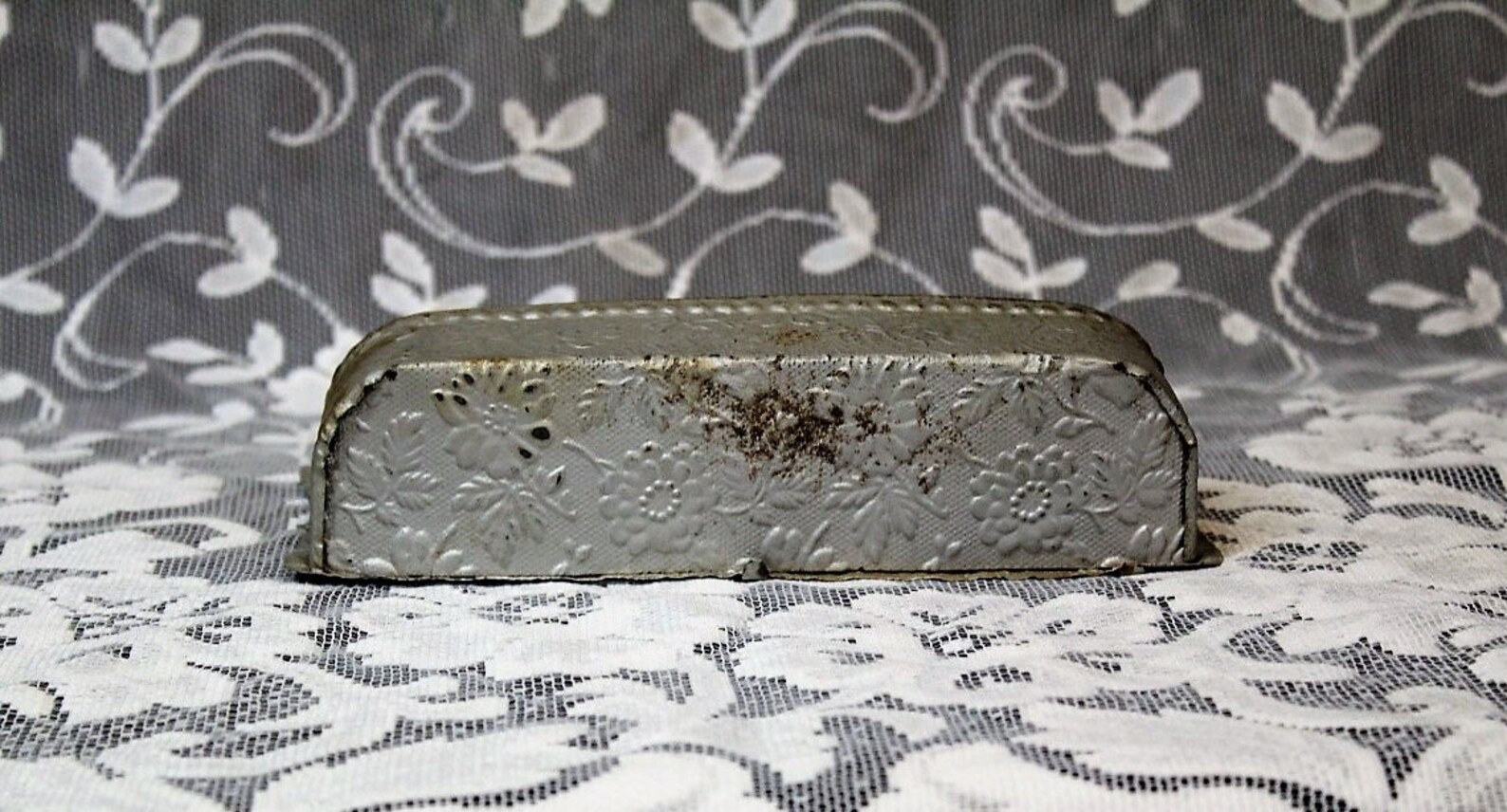 Pressed Metal Shaving MirrorAntique Dresser Top or Wall Mount Etsy