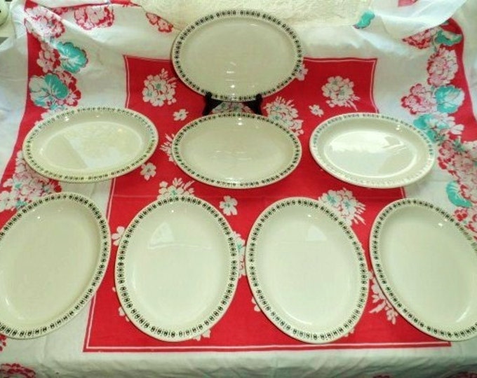 IMART INNKARE Platter Style Plates Made in Americaset of 8 Etsy