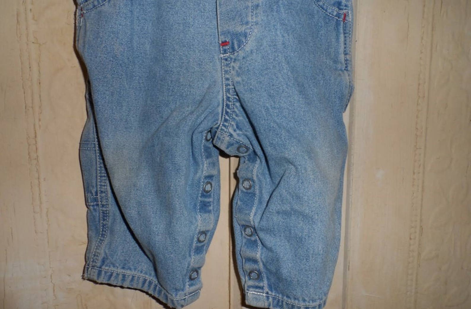 BABY Gap BIB Overallsinfant 36 Mos.classic Denimold Time Etsy