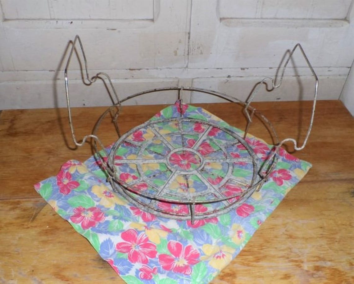 Vintage Wire Canning JAR LIFTER BASKETMetal Canner Etsy