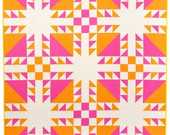 Carrefour Modern Quilt Pattern - PDF - Instant Digital Download