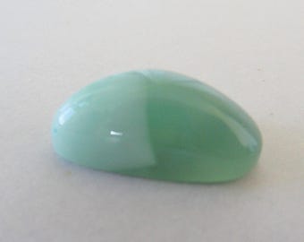 Chrysoprase Cabochon Mtorolite Green Agate Africa Freeform Drop