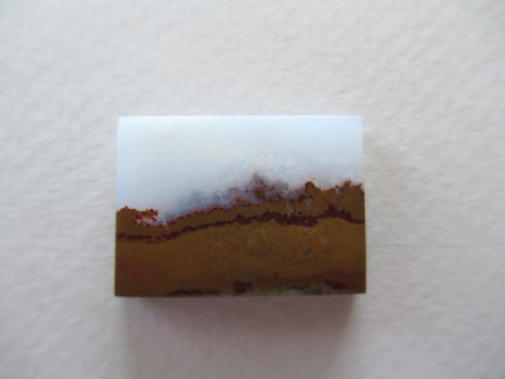 Scenic Agate Cabochon Rectangular Stone Polka Dot Mine Oregon
