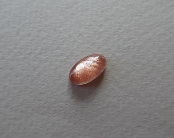 Oregon Sunstone Cabochon Small Oval Ring Stone Plush Oregon