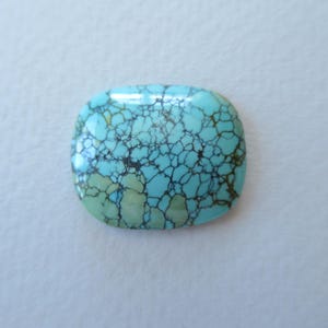 Turquoise Cabochon from China Rectangular Shape for Pendant or Ring