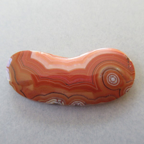 Dryhead Agate Freeform Cabochon Fortification Agate Montana for Pendant or Pin