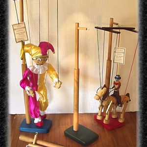 Animated Giraffe A Marionette Wooden Action Toy Motion-sculpture image 2