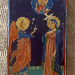 The Annunciation [print on wood]