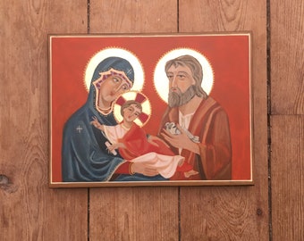 The Holy Family - Coptic Icon