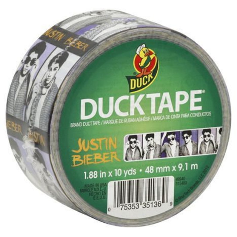 Justin Bieber Duct Tape image 1