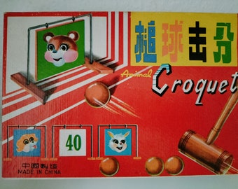 vintage animal croquet aus china