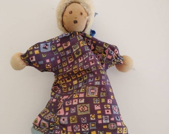 Old hand puppet, handmade