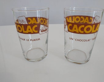 Cacolac - vintage glasses from France