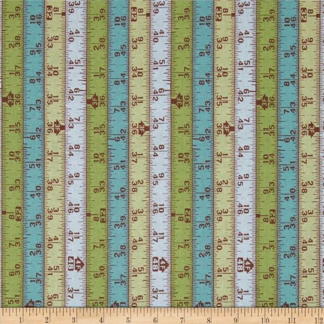 DIY Fabric DIY Meter and Graduated Ruler - Etsy UK