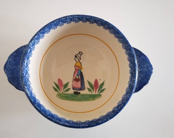 Nice bowl "Breton" old "Régine", the Tréport