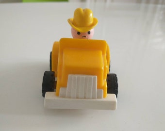 Vintage Fisher Price Little People Vehicles Traktor mit Fahrer