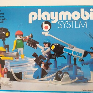 Playmobil 3531 Tv Aufnahmeteam Klicky 5er Set Studio Etsy