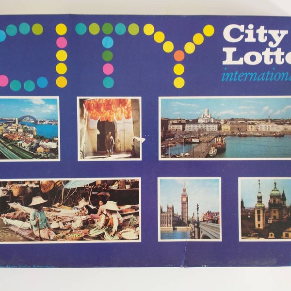 Vintage Spiel City Ravensburger International Lotto
