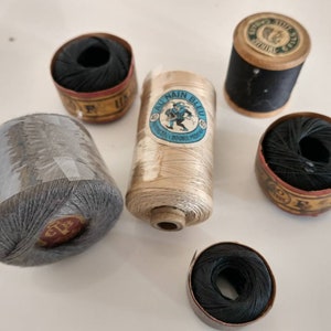 6x Garn / Kurzware från Frankrike