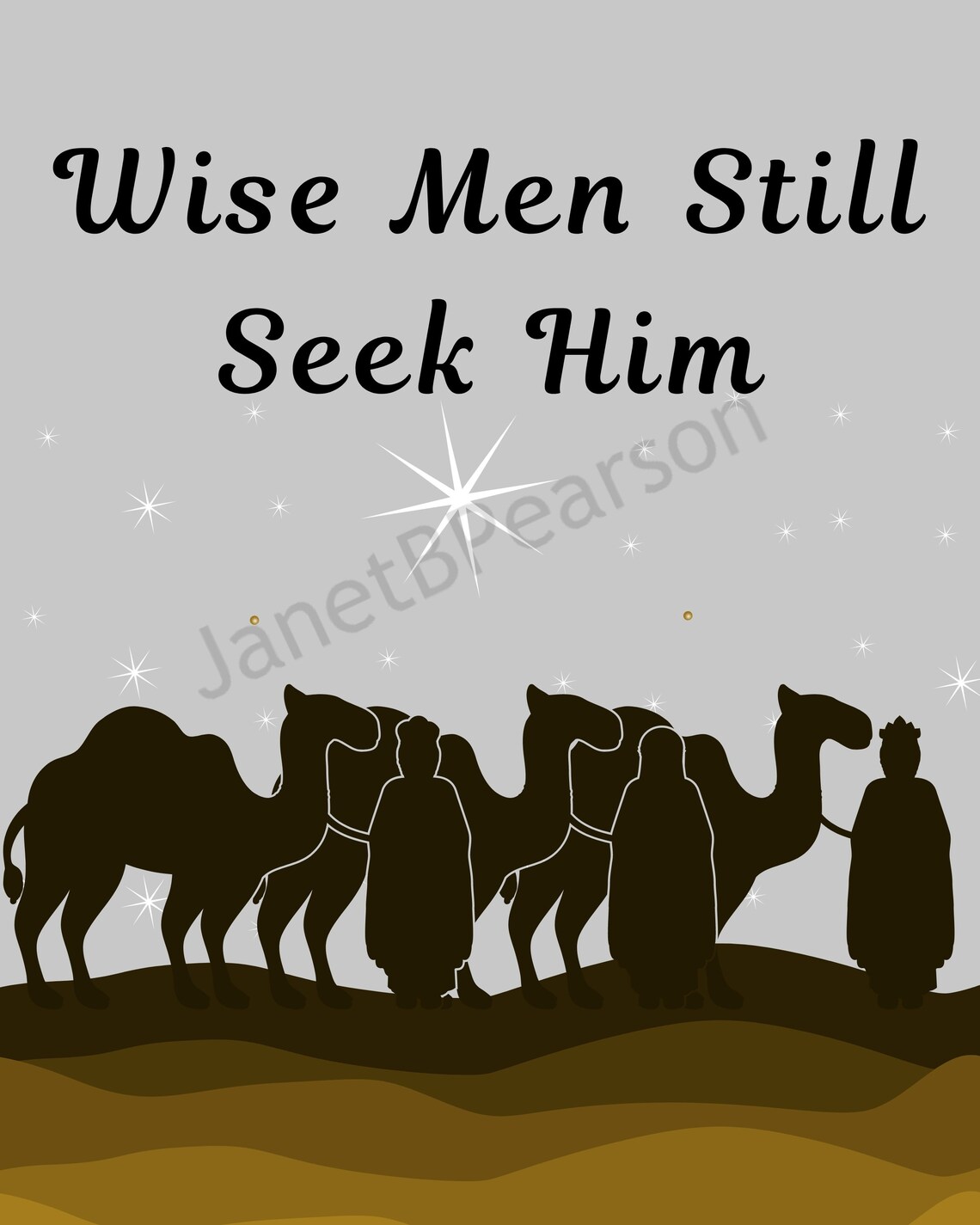 Wise Men Still Seek Him Printable Art Jesus Birth Digital | Etsy