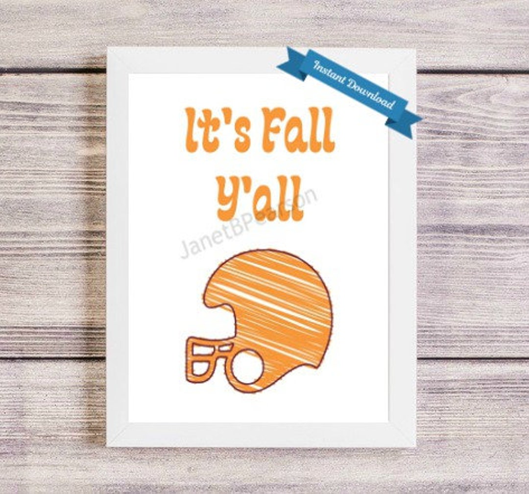 It's Fall Y'all Printable. Digital. Welcome Fall. - Etsy