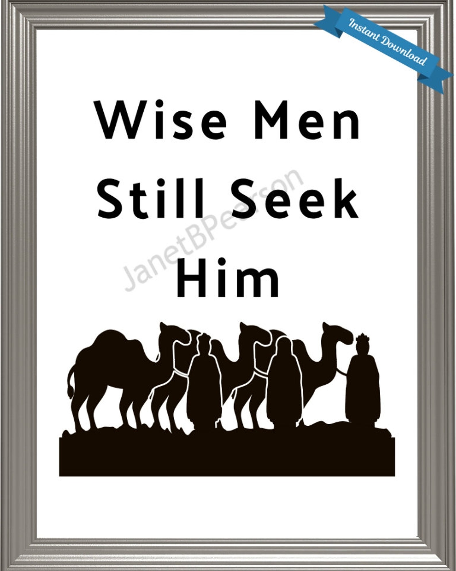 Wise Men Still Seek Him Printable Art Jesus Birth Digital - Etsy