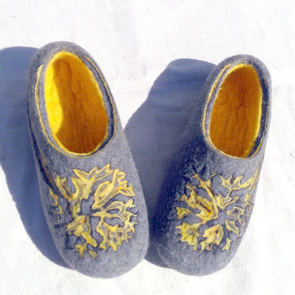 felted wool shoes