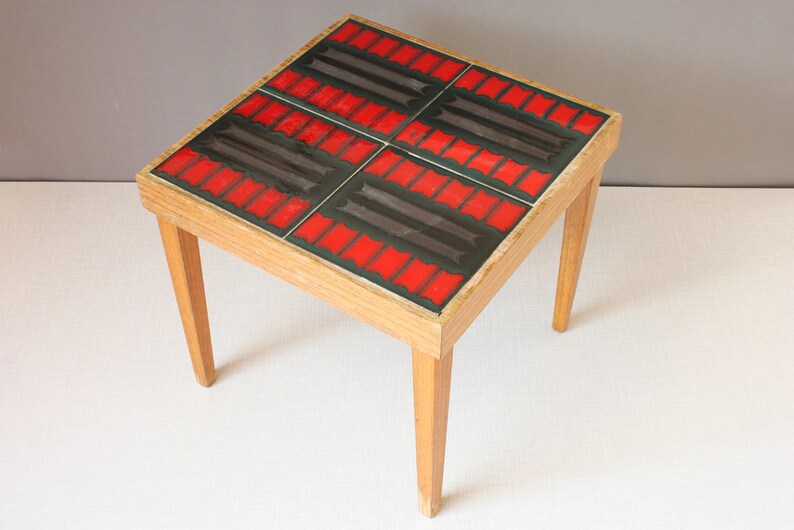 Plant Stand Shabby Small Coffee Table Vintage Square Flower Etsy