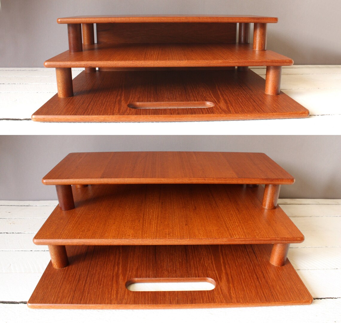 Zeitungsständer Denmark Teak Holz Zeitschriftenständer | Etsy