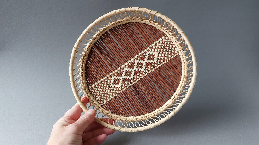 Boho Basket Wall Decor, Wicker Wall Hanging, Bread Basket Etsy