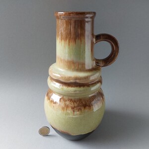 Vase ceramic Vintage, Flower Vase West German Pottery