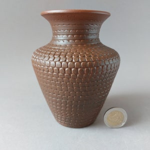 Vase ceramic Vintage, Flower Vase Bohemian, German Pottery