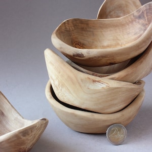 4.72" Small serving bowl olive wood, bowl for jewelry storing, soap dish olive wood rustic, appetizer bowl, handmade soap tray wooden