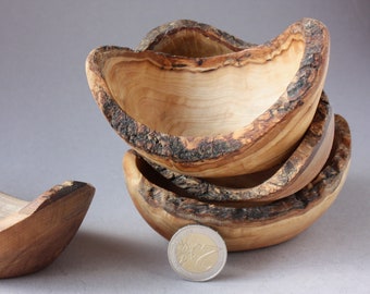 3.94" serving bowl olive wood, bowl for jewellery storing, soap dish rustic, appetizer bowl, handmade soap tray wooden