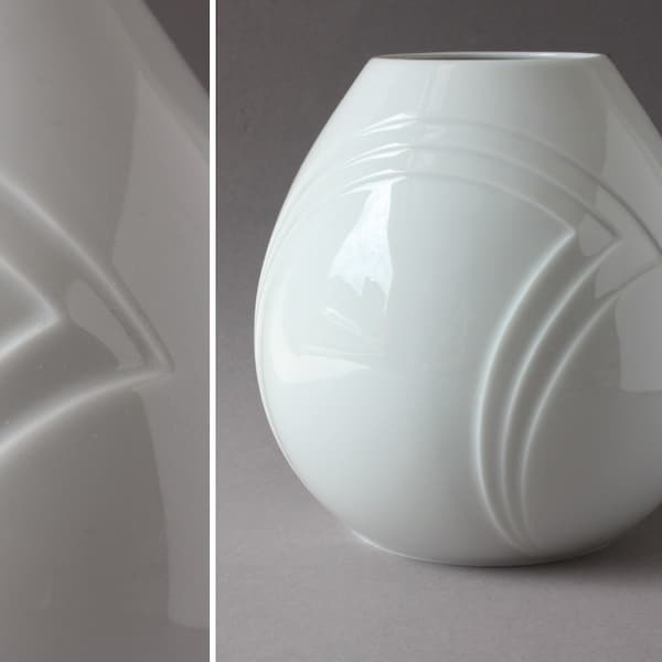 Kaiser Porzellan Vaso Hacienda In Porcellana Bianca – 19,5 Cm, Design Classico E Moderno