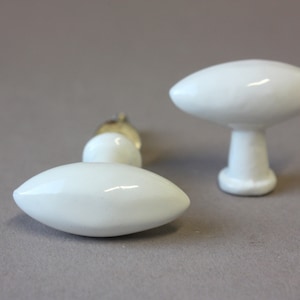 Witte meubelgreep, vanaf 4 stuks, kastgreep, knop