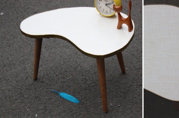 White kidney shaped coffee table online