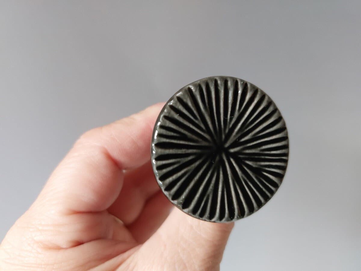 Black drawer pulls, door handles